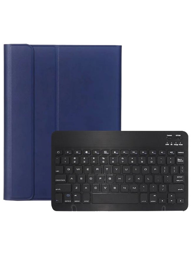 NIBEMINENT Protective Detachable Keyboard Case For Apple iPad Blue/Black  - Image 1