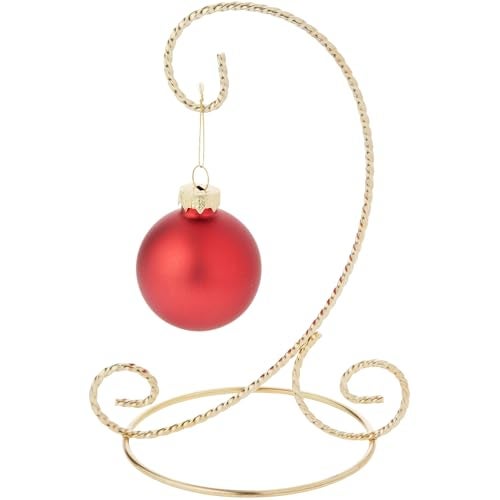 Bard's Twisted Gold-toned Ornament Stand, Small, 7" H x 5.125" W x 5.125" D, Pack of 2 - Image 2