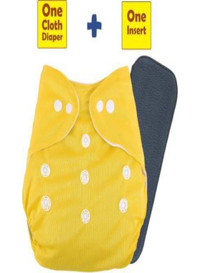 Miracle Moms Freesize Washable & Reusable waterproof Adjustable cloth diaper for babies from 5-17kgs-Pack of 1 cloth diaper with Organic cotton Pad | DPPB35 - Image 2
