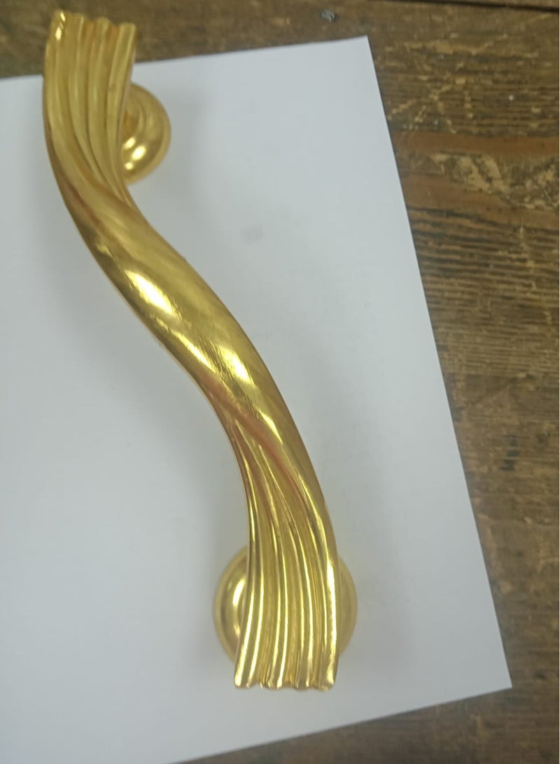 (Apartment door handle) Golden apartment door handle + Golden apartment door handle  - Image 2