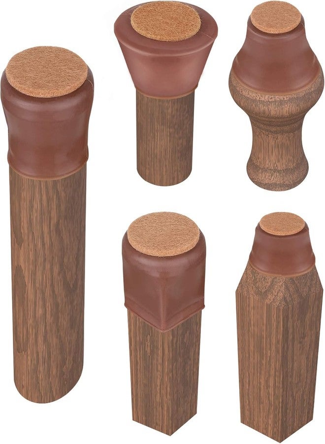 Riddhin Silicone Chair Leg 4 Pcs Floor Protectors | Rubber Chair Leg Caps Furniture Protector to Prevent Scratches, Reduce Anti-Slip | Furniture Leg Covers for Chair, Stool Table(Pack -4 Pic) - Image 3
