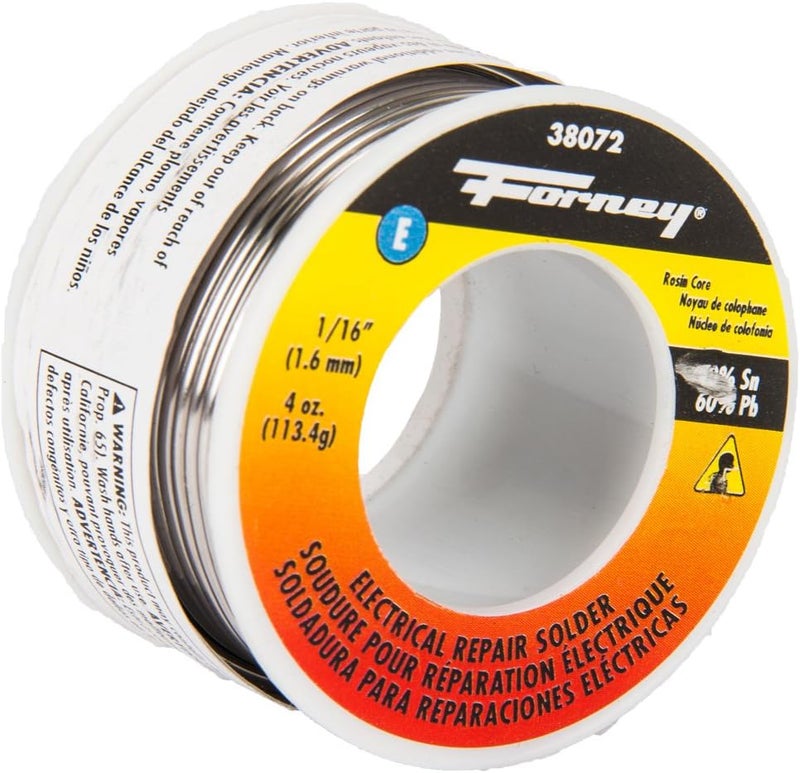 Forney 38072 Solder Rosin 116 4 ozSilver - Image 1