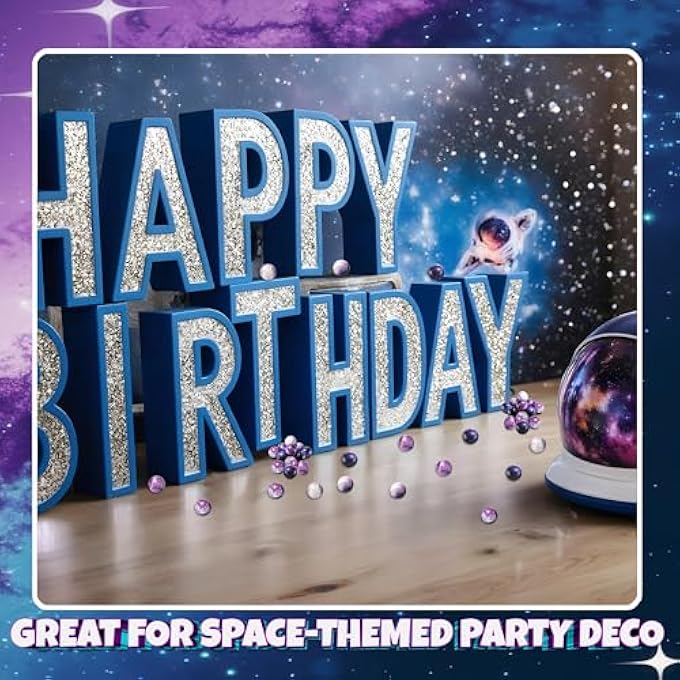 Bedwina Galaxy Stress Balls for Kids - Pack of 24 Bulk - Squeeze Anxiety Fidget Sensory Balls for Children with Outer Space Theme, Toys for Party Favors and Birthday Party Supplies - Image 5