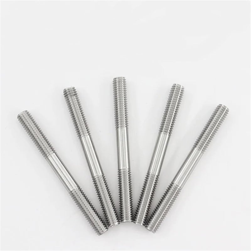 M12 304 Stainless Steel Double Ended Screw 160mm Double Head Bolt Threaded Rod For Wood Furniture Connecting Fixing - Image 5