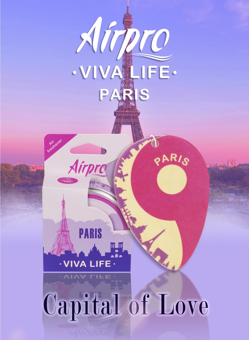 ايربرو بطاقة VIVA LIFE| باريس| احتفال جريء ومشرق بالحياة والشباب والطاقة والروح الفنية لمدينة باريس.