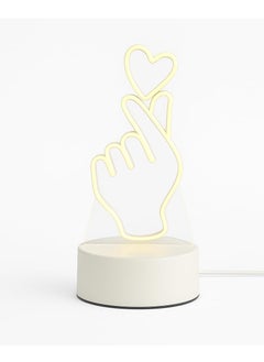 Plan A Creative 3D LED Lamp – Desk Decor Table Lamp Bedroom Creative Night Light for Kids Adults Birthday Holiday Gifts for Boys Girls (Hand)  - Image 1