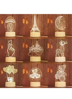 Plan A Creative 3D LED Lamp – Desk Decor Table Lamp Bedroom Creative Night Light for Kids Adults Birthday Holiday Gifts for Boys Girls (Hand)  - Image 4