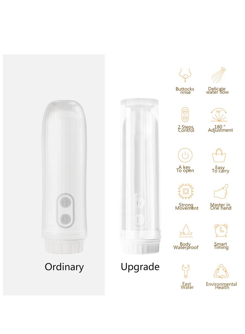 Portable Electric Bidet for Travel Waterproof Design with Adjustable Nozzle and Automatic Pressure Relief - Image 2