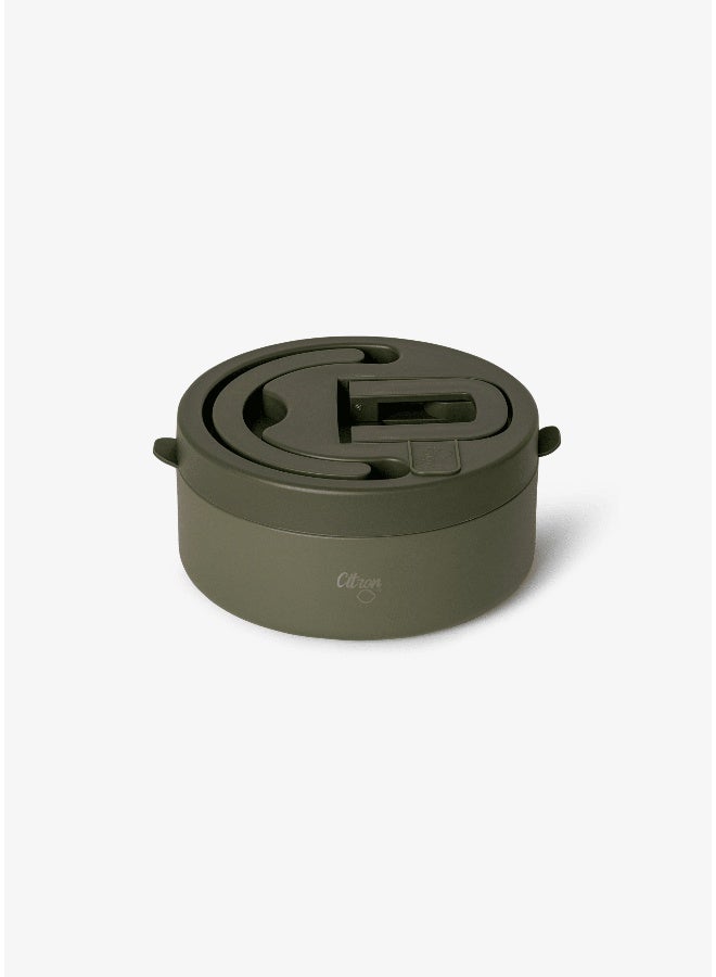 Citron Insulated Food Jar - 400ml - Green - Image 1