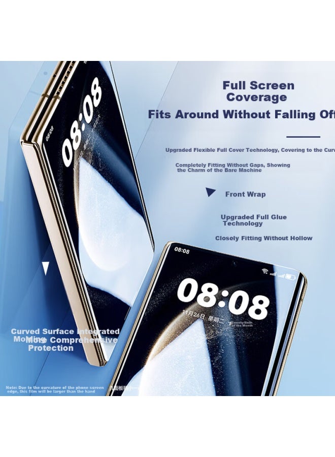 Smartdevil Screen Protector For Huawei Mate X6, Tempered Glass Soft Film, Invisible Film, Full Screen Coverage, Ultra-clear, Adhesive, Anti-fingerprint Protective Film - Image 2