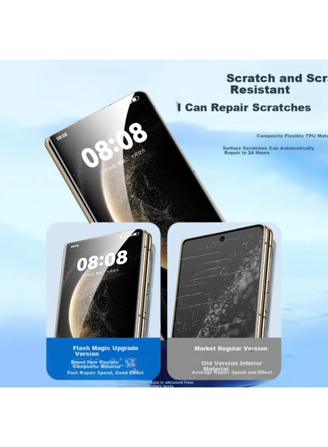 Smartdevil Screen Protector For Huawei Mate X6, Tempered Glass Soft Film, Invisible Film, Full Screen Coverage, Ultra-clear, Adhesive, Anti-fingerprint Protective Film - Image 3