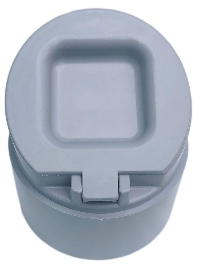 ES EKSAFAR ESEKSAFAR PVC Drain 2-Inch PVC Drain Pipe Flip Valve Cap - Anti-Rat & Insect Guard | White Drainage Fitting Cover for 63mm/6.3cm/2.48 inch Outer diameter pipe fitting - Image 5