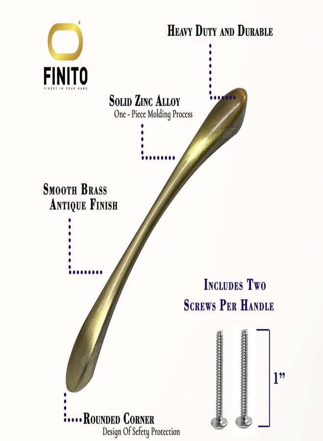 FINITO Pack of 2 Pieces 10 inch Brass Antique Finish Drawer Handles, Cabinet Handles, Cupboard Handle, Door Handles - FH11810A2 - (Explore The Collection) - Image 4