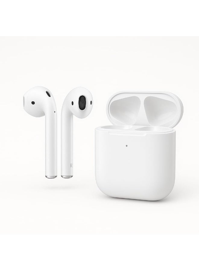 Earldom AP2 Wireless Bluetooth Earbuds with Charging Case - White - Image 1