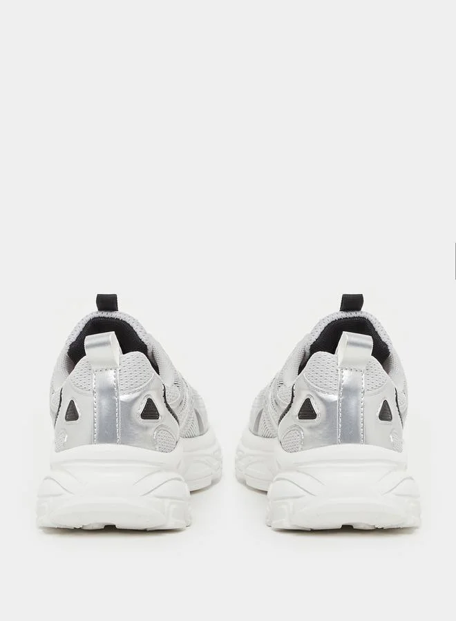 Styli Chunky Sole Lace Up Sneakers