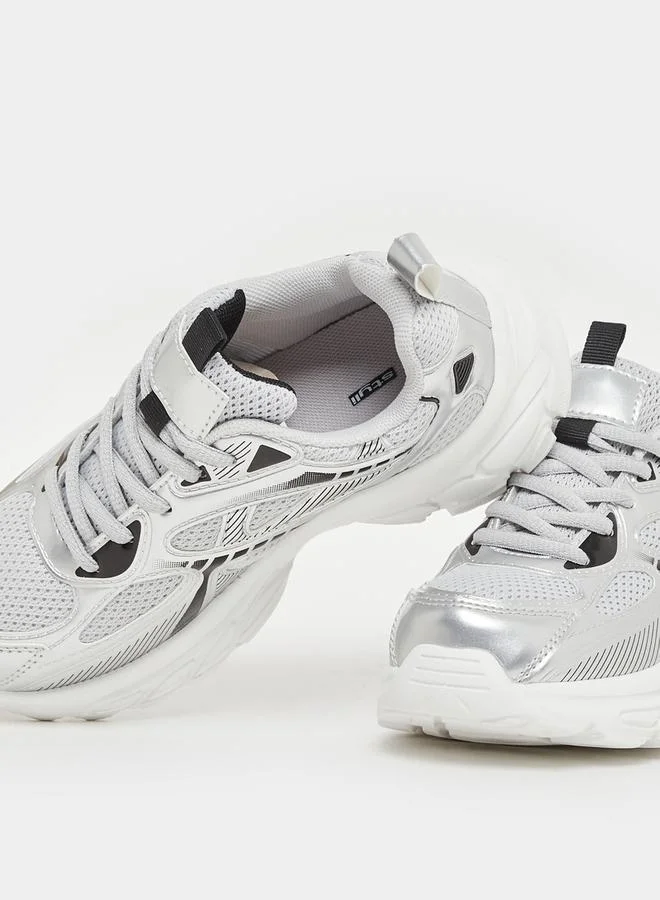 Styli Chunky Sole Lace Up Sneakers