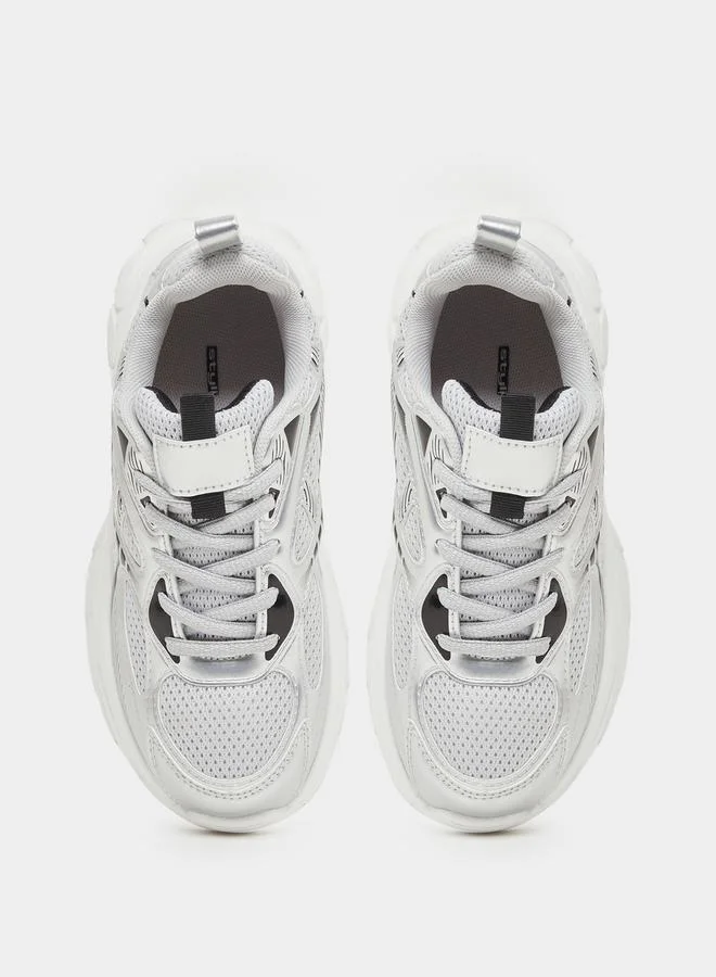 Styli Chunky Sole Lace Up Sneakers