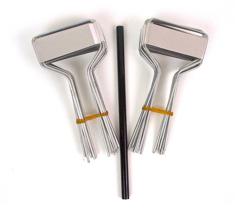 Bosmere Small-Faced Zinc Metal Plant Marker with Carbon Pencil, 5" High (Pack of 20) - Image 1