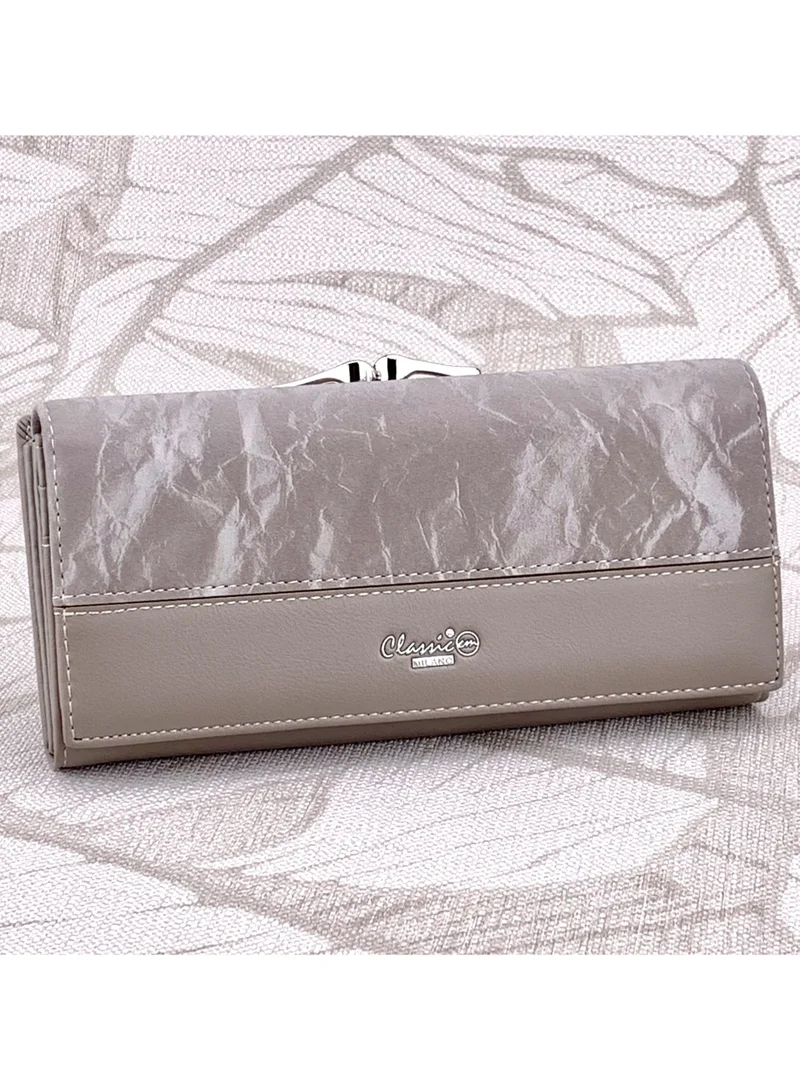 Classic Milano Classic Milano Premium Faux Leather Long Wallet for Women with Magnetic Closure | Ladies Wallet Card Holder Purse | Slim Women's Wallet for Daily Use, Travel, and Gifting