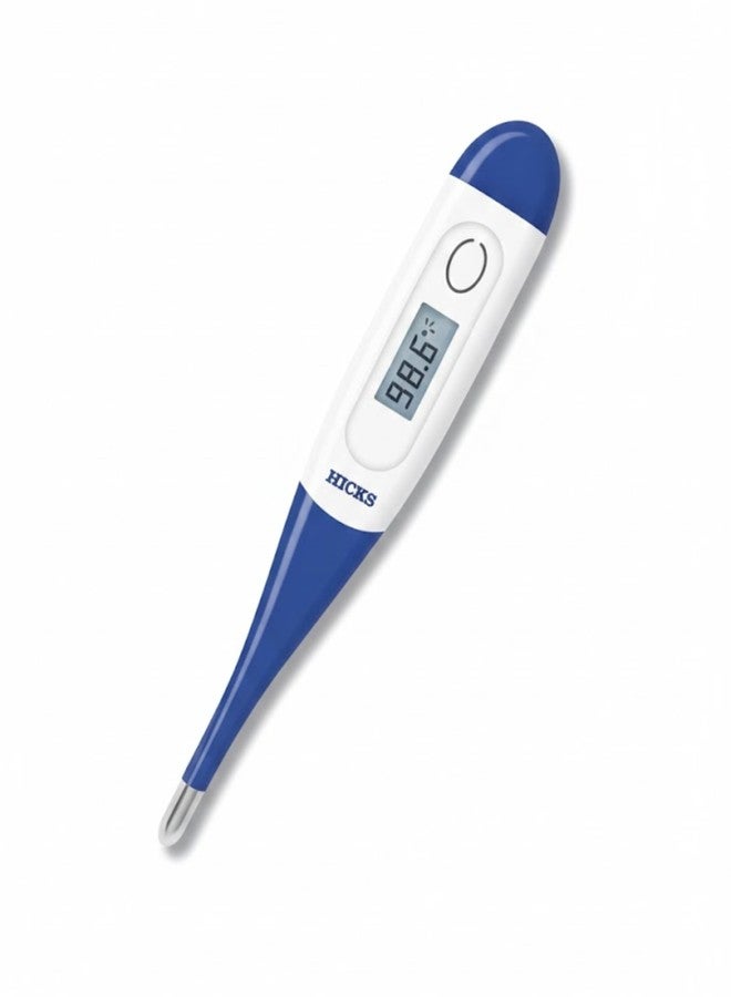 hicks Flexible Tip DMT-423 Digital Thermometer for Fever | Accurate Medical Thermometer for Adults, Kids & Baby | Fast Reading, Oral, Armpit, Rectal Use - Image 1