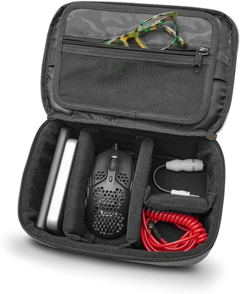 Solo Solo New York Bridge RFID Tech Case Gray 6 x 9 x 4 Made from Recycled Materials  - Image 5