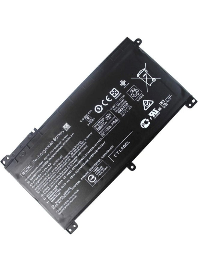 لاب-تك بطارية بديلة للكمبيوتر المحمول HP BI03XL - لأجهزة HP Stream 14-AX000 / Pavilion X360 13-U000 / M3-U000 - 11.55 فولت - 41 واط/ساعة - 3 خلايا - ضمان لمدة 6 أشهر - Image 1