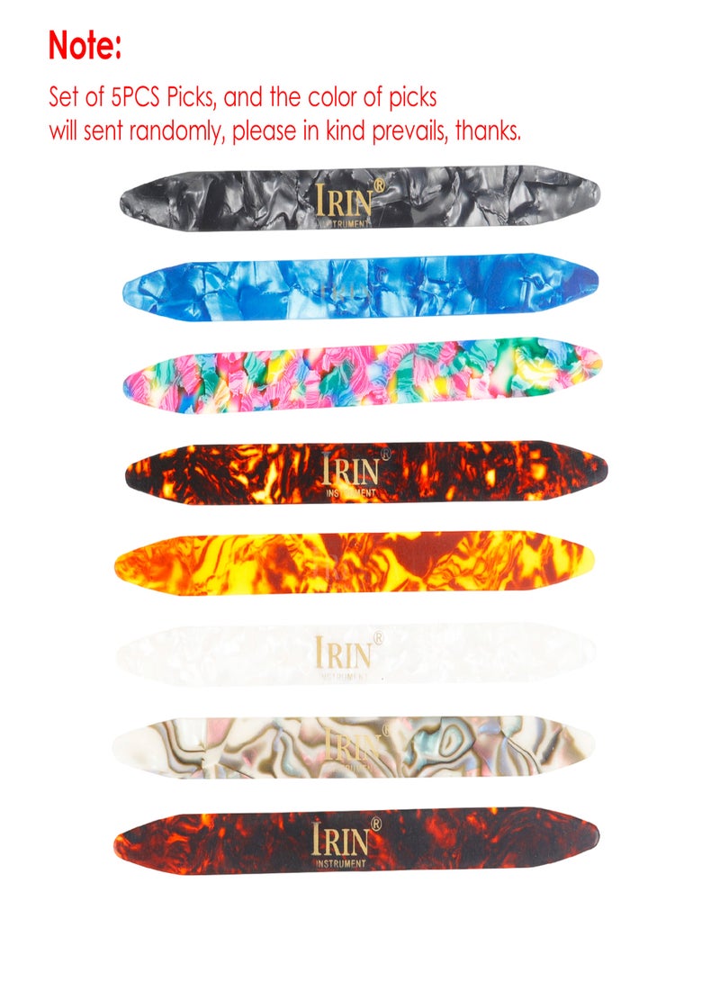 IRIN 5pcs Celluloid Picks Plectrum Oud Risha Pick for Yueqin Moon Lute Liu-chin Oud String Musical Instrument - Image 3