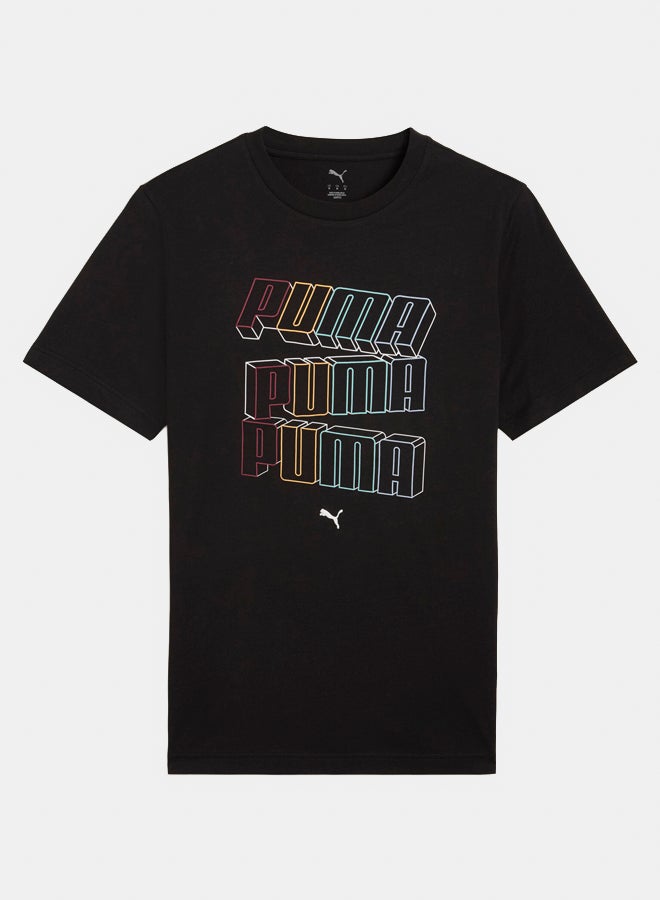 PUMA Ess Logo Lab Hog Tee - Image 1