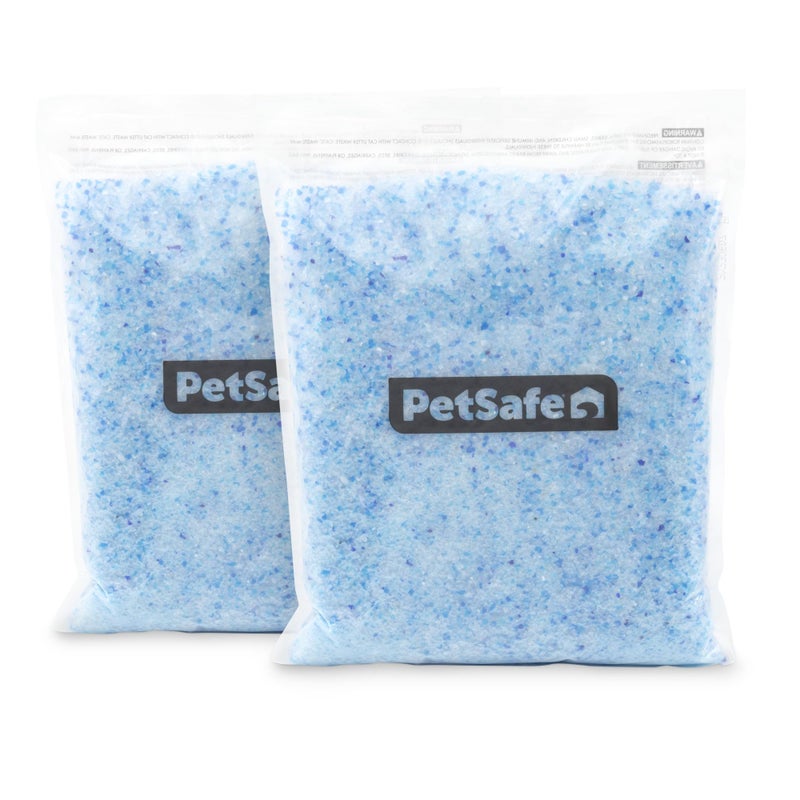 PetSafe ScoopFree Premium Crystal Cat Litter - Outperforms Clay Litter - Refill Packs - Reusable Tray Compatible - Fresh Scent - 4.3 lb Bags - 2 Pack - Image 1