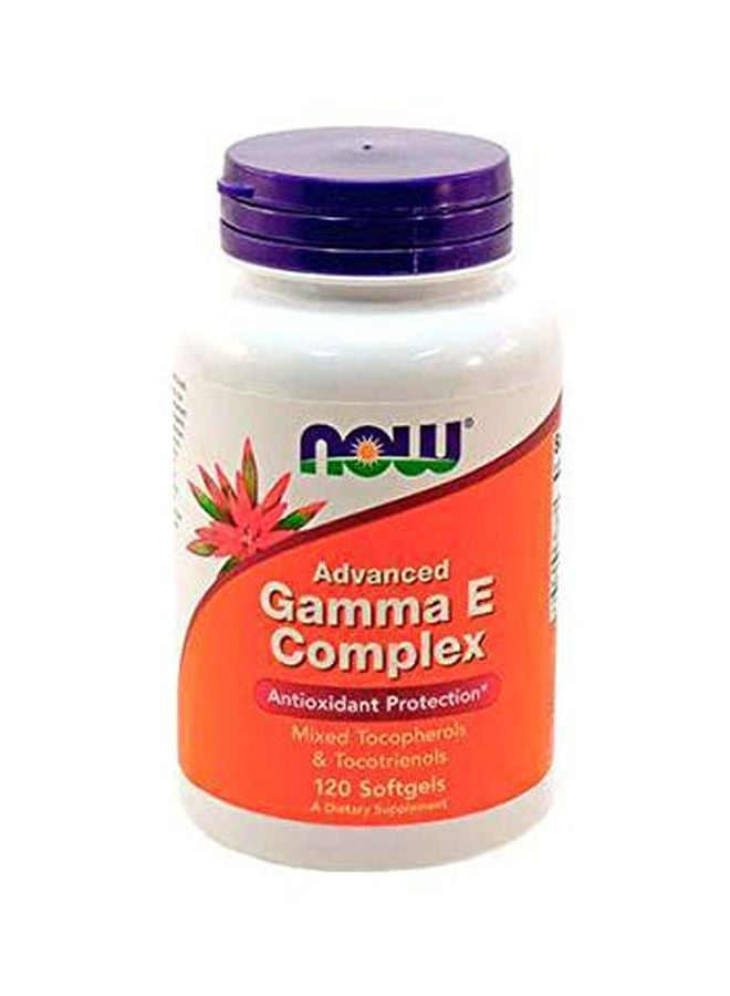 Now Foods Advanced Gamma E Complex Dietary Supplement - 120 Softgels - Image 1