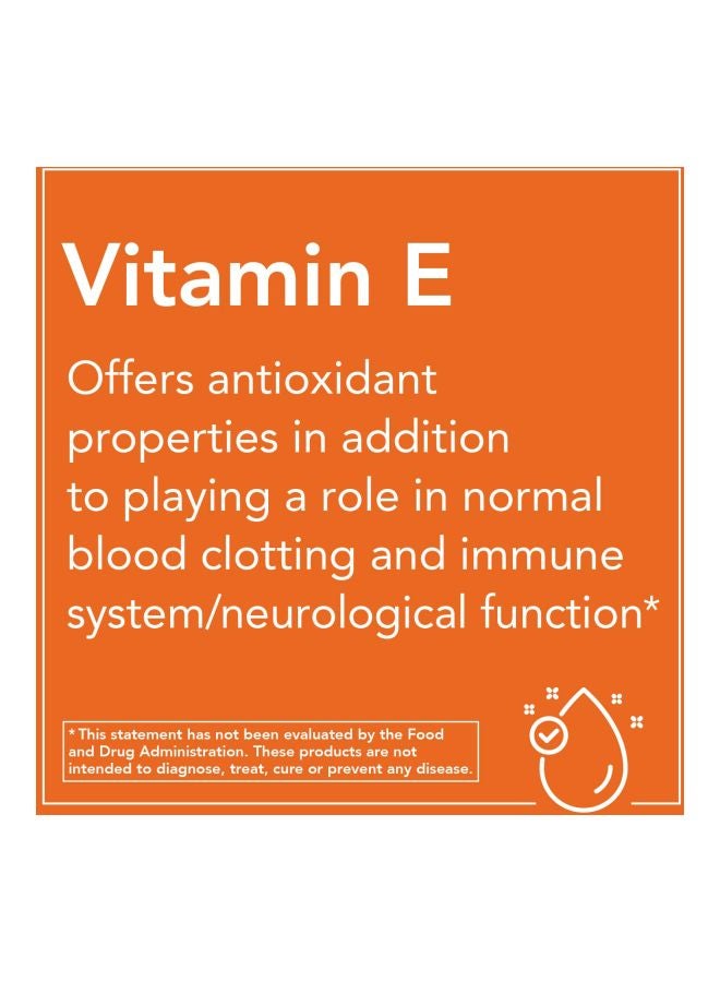 Now Foods Advanced Gamma E Complex Dietary Supplement - 120 Softgels - Image 3