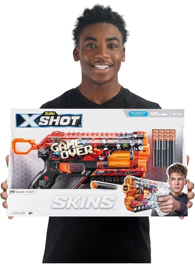 X-Shot Skins Griefer Blaster with 12 Darts - Image 2
