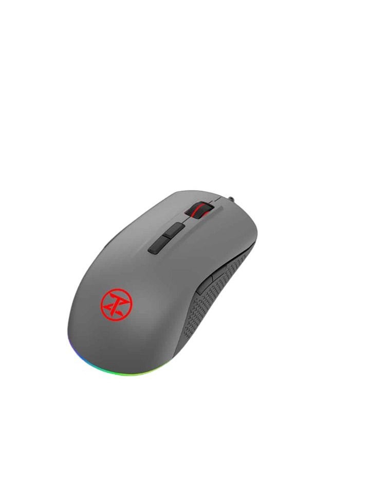 تيكنو زون - ماوس تكنو زون للألعاب v66 FPS 6600 مع 16.8 مليون لون RGB 10000 نقطة في البوصة مع برنامج - Image 1