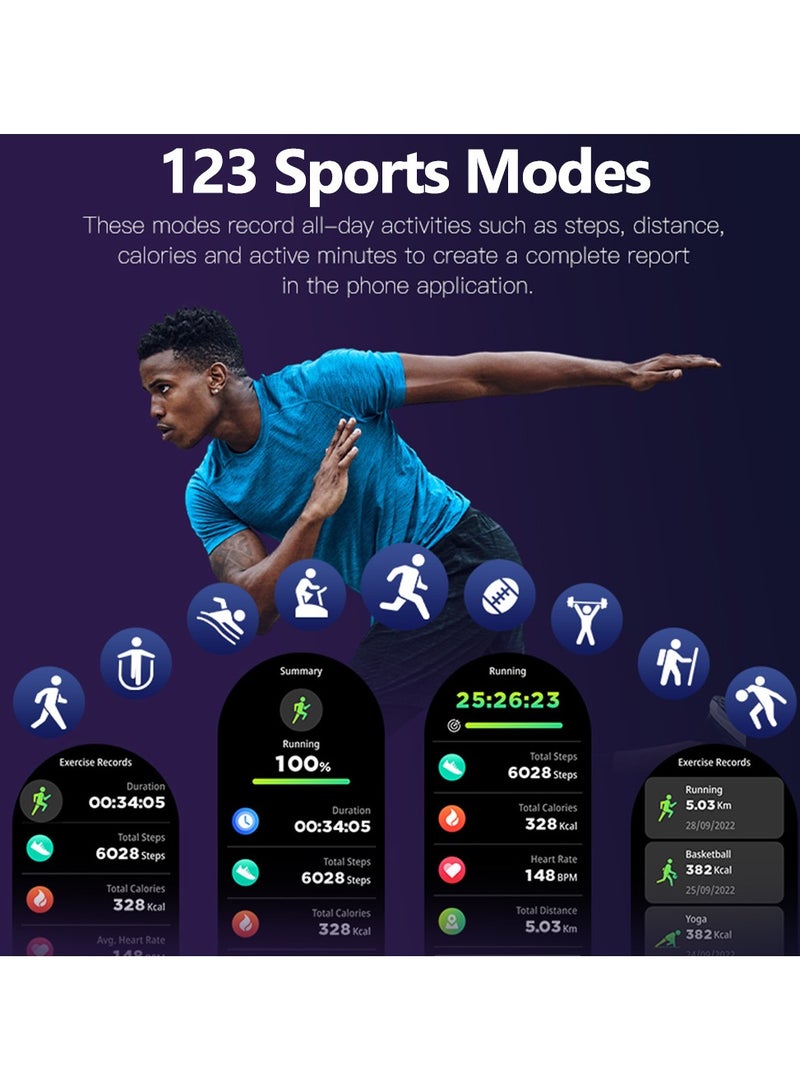 AROAQ Z136 Sports Watch with AMOLED Display Outdoor Waterproof Smartwatch for Sports and Health Monitoring - Image 2