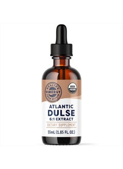 Vimergy USDA Organic Atlantic Dulse Extract, 55 Servings – Raw Liquid Seaweed Dulse Supplement Drops - Alcohol-Free, Vegan & Paleo Friendly (55 ml)  - Image 1