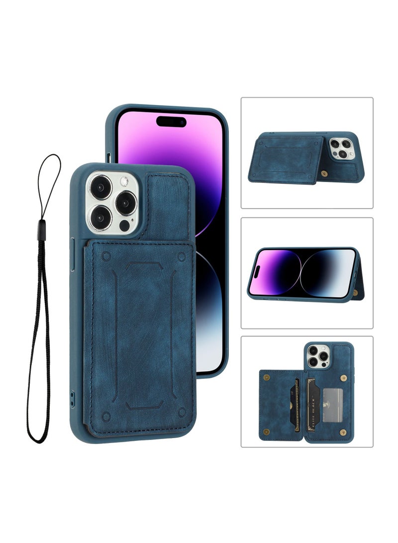 Suteni Back Cover Card Slots Leather Phone Case for iPhone - Image 3