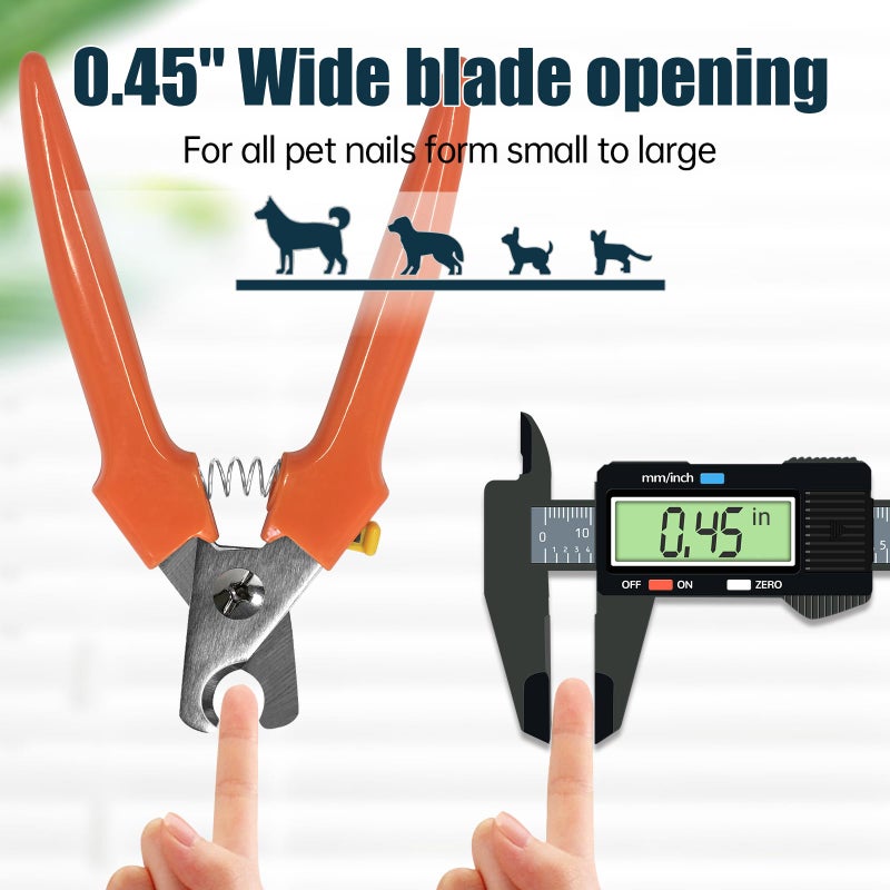 Bitbat Dog Nail Trimmers 767C - Professional Dog Nail Clippers for Large and Small Dogs, Easy-to-Use Pet Nail Trimmers for Safe and Precise Grooming, Durable Claw Clippers for Paws Care - Image 4
