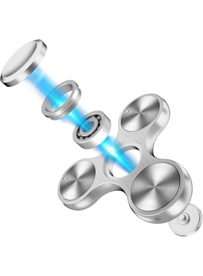 Fidget Spinners Toy, Metal Stainless Steel Bearing High Speed 4-8 Min Spins, EDC ADHD Stress Anxiety Relieves Reducer Fidgets Finger Toys, Novelty Gift for Kids and Adults  - Image 5