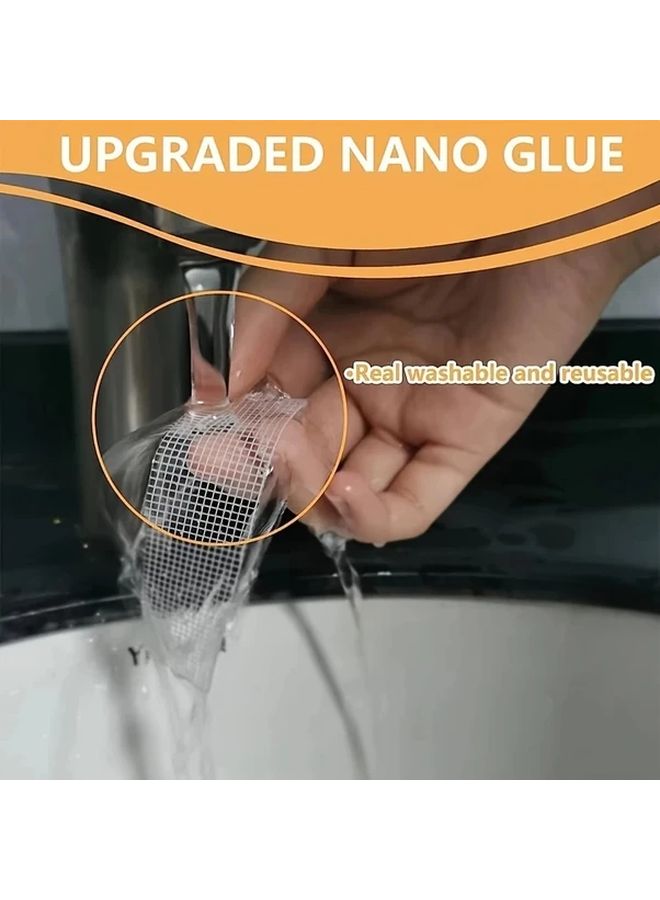 Super Strong Double Sided Nano Tape Transparent Removable Waterproof Heavy Duty 0 8in X 196 9in - Image 5