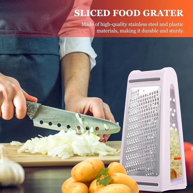 Stainless Steel Potato Slicer Cheese Grater Multipurpose Kitchen Food Vegetable Shredder Tool - Image 4