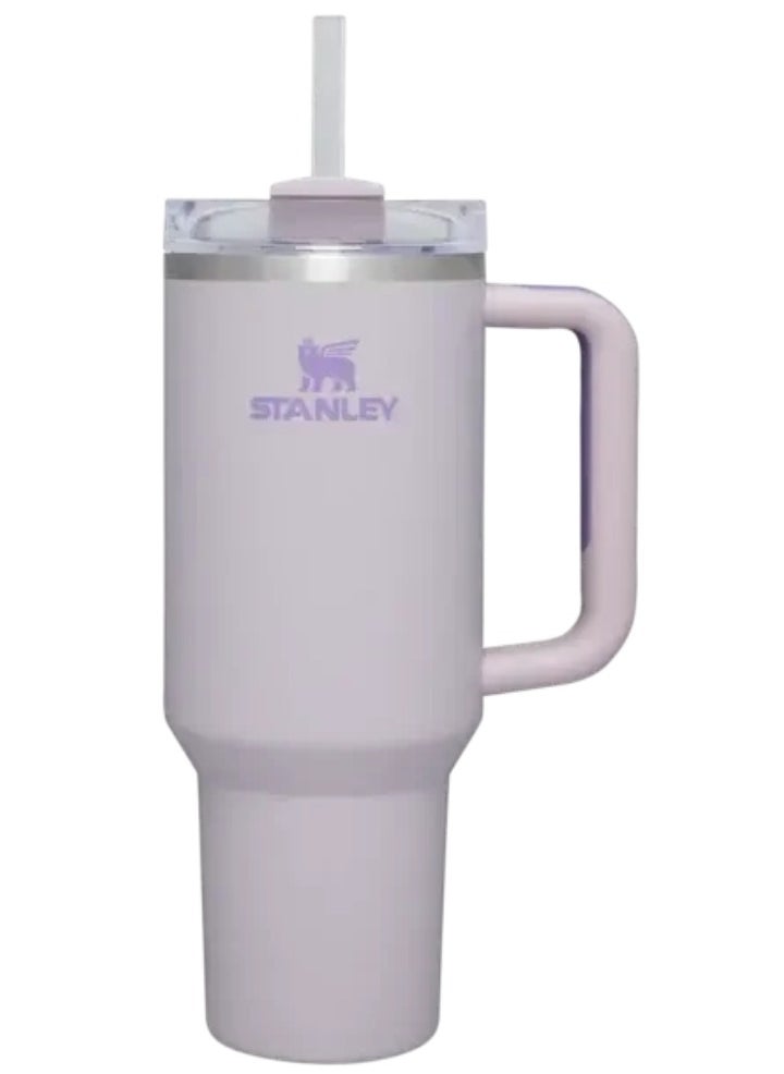 Stanley - Quencher H2.0 FlowState™ Stainless Steel Vacuum Insulated Tumbler with Lid and Straw – Orchid, 40oz – Keeps Drinks Cold for 11 Hours, Iced for 48 Hours – Perfect for Water, Iced Tea, Coffee, and Smoothies – Dishwasher Safe, Travel Mug for Hot & Cold Beverages - Image 1