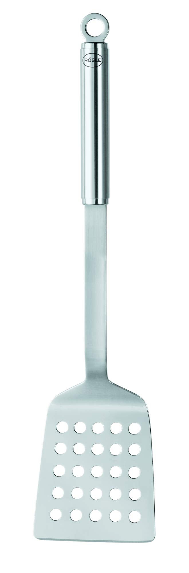 Rösle Stainless Steel Perforated Barbeque Spatula, Matte Handle, 18-inch - Image 5