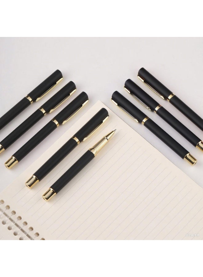 LumiArk Elegant Metal Gel Pen - Smooth Writing, Refillable, Business and Study Use(0.5mm) - Image 4