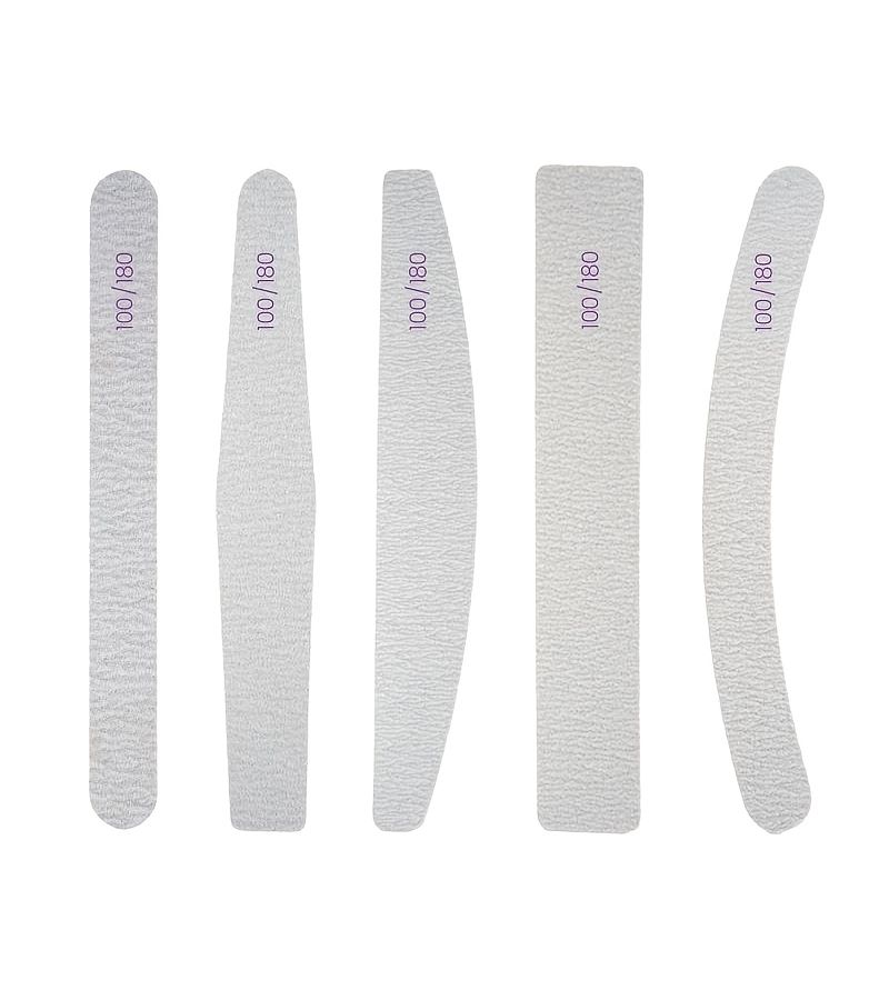 15pcs Professional Nail Files And Buffers 100 180 Grit Double Sided Emery Boards - Image 2