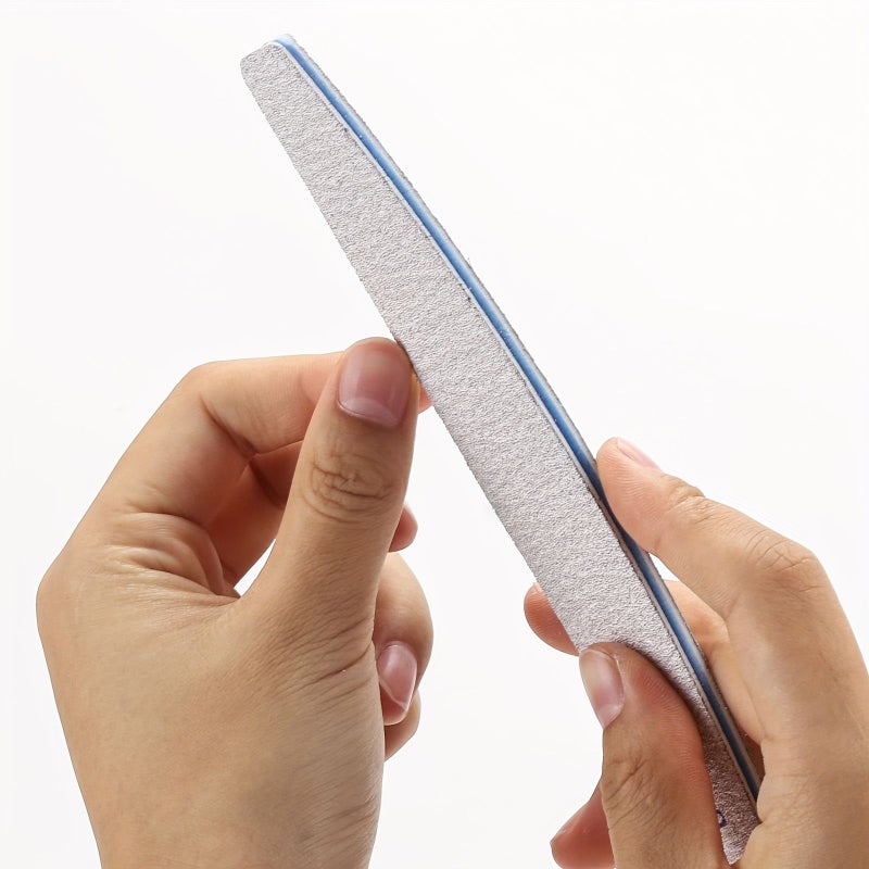 15pcs Professional Nail Files And Buffers 100 180 Grit Double Sided Emery Boards - Image 5