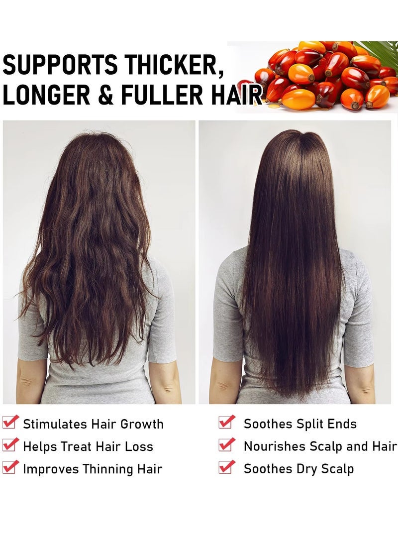 كيزينكا 60 مل زيت باتانا طبيعي للعناية بالشعر زيت بلسم الشعر لإصلاح الشعر الرقيق يغذي الشعر التالف الشعر الرقيق ونمو الشعر المتساقط يناسب جميع أنواع الشعر زيت باتانا الخام للشعر - Image 3