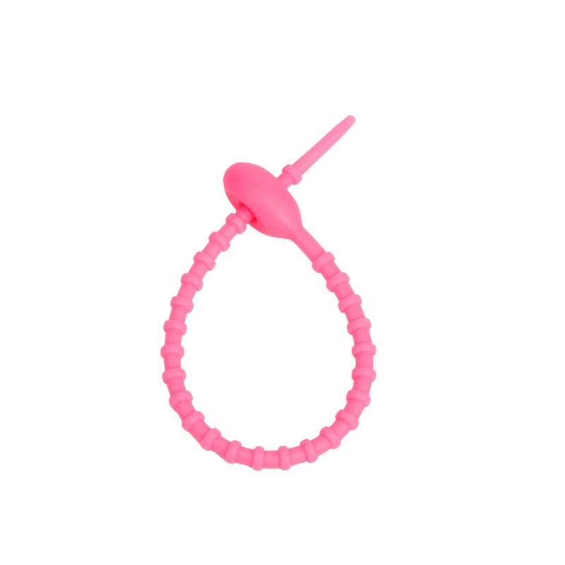 Tadpole Tie Colorfulful Silicone Tie Diy Keychain Trendy Bag Blind Box Strap Pendant Lanyard Winder - Image 1