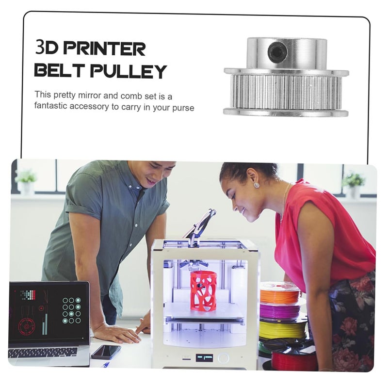 Printer Belt Pulley Timing Belt Wheel Printer Replacement Parts Aluminum Alloy Tooth Bore Wide - Image 5