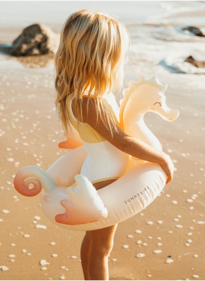 SUNNY LIFE Kids Pool Float Ring – Melody Design | Inflatable Swim Ring for Kids | Mermaid-Themed Pool Toy | Summer Water Fun Floatie | Colorful Kids Swim Ring - Image 3