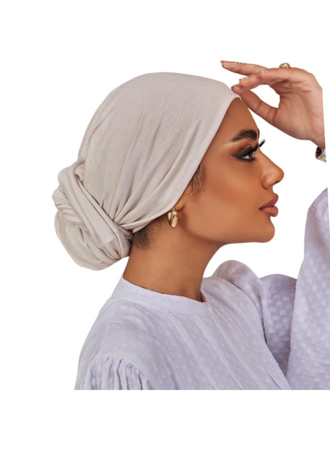 Turban Pack Twist Color Cafe Material Cotton - Image 1